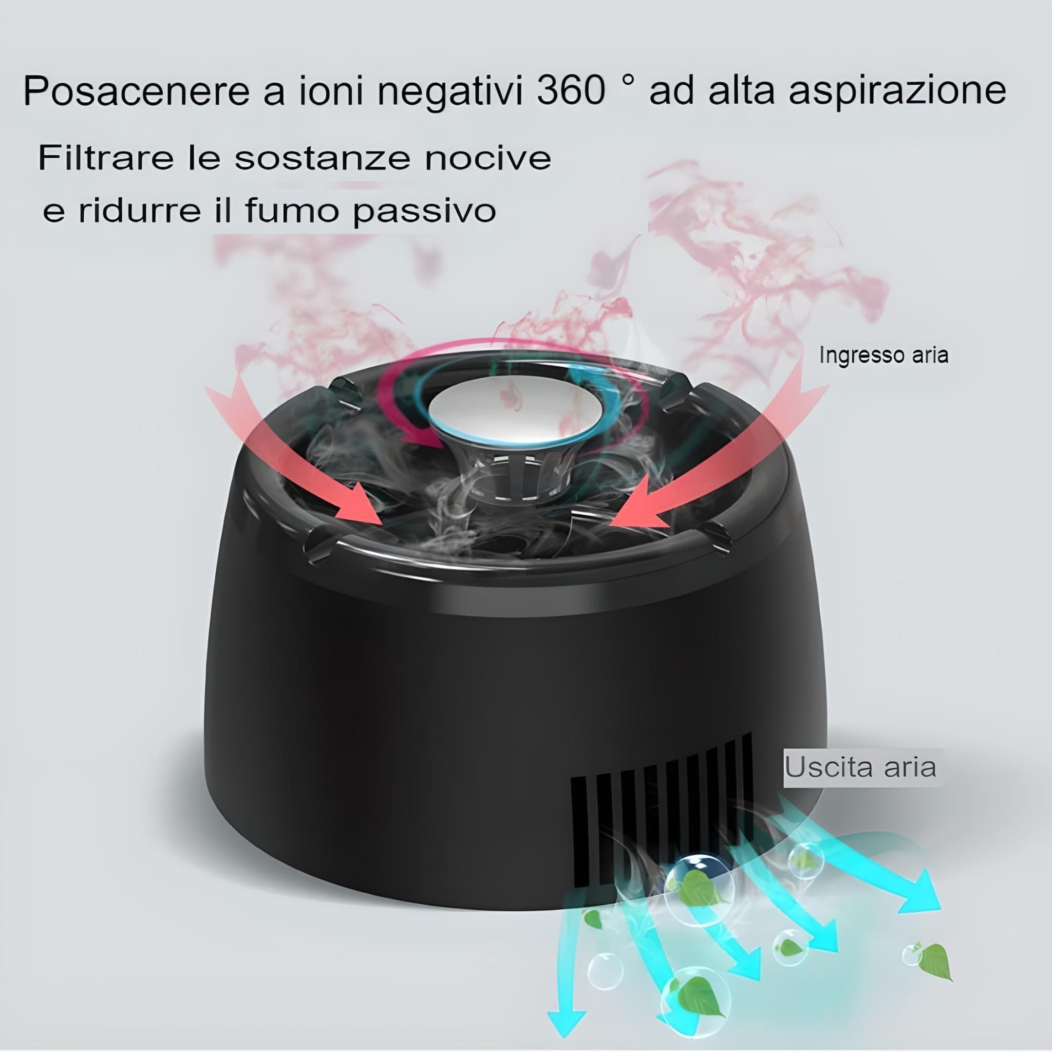 Posacenere e Purificatore dell'aria FRESH AIR - immagine 11