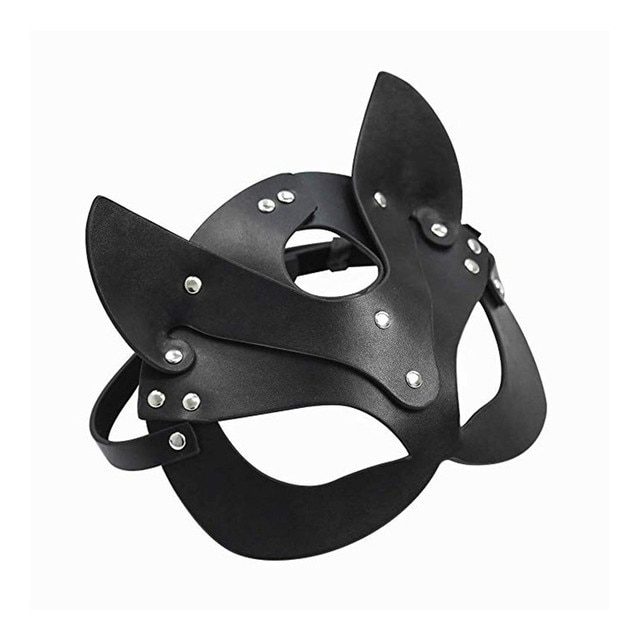 TRÈS CHIC Collection ♥️ MYSTERY CAT Maschere in Pelle - immagine 8