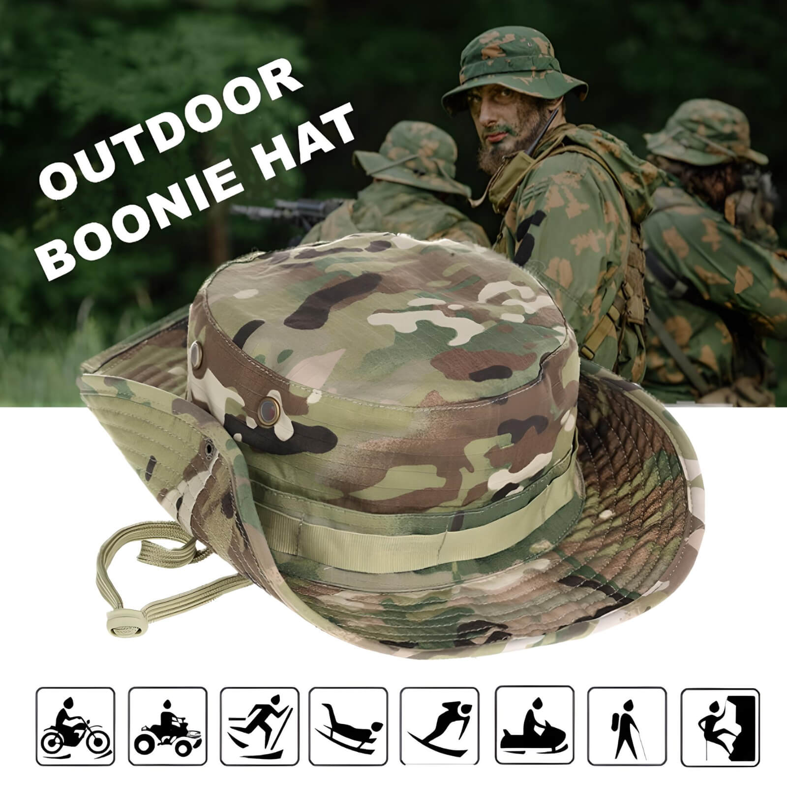 DINAMICA 🔥 Cappello Mimetico PREDATORE - immagine 2