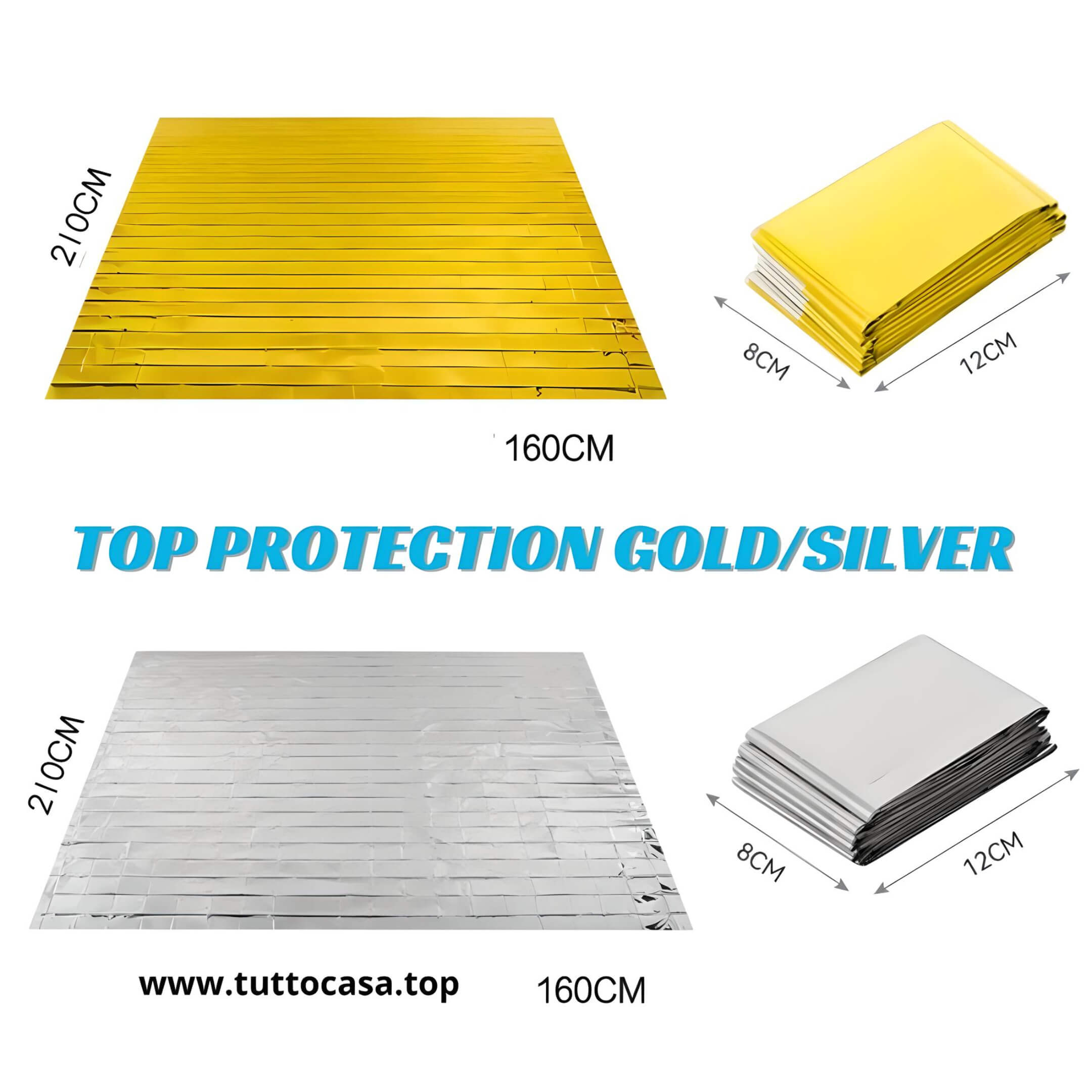 DINAMICA 🔥 Coperta Termica TOP PROTECTION GOLD - immagine 11