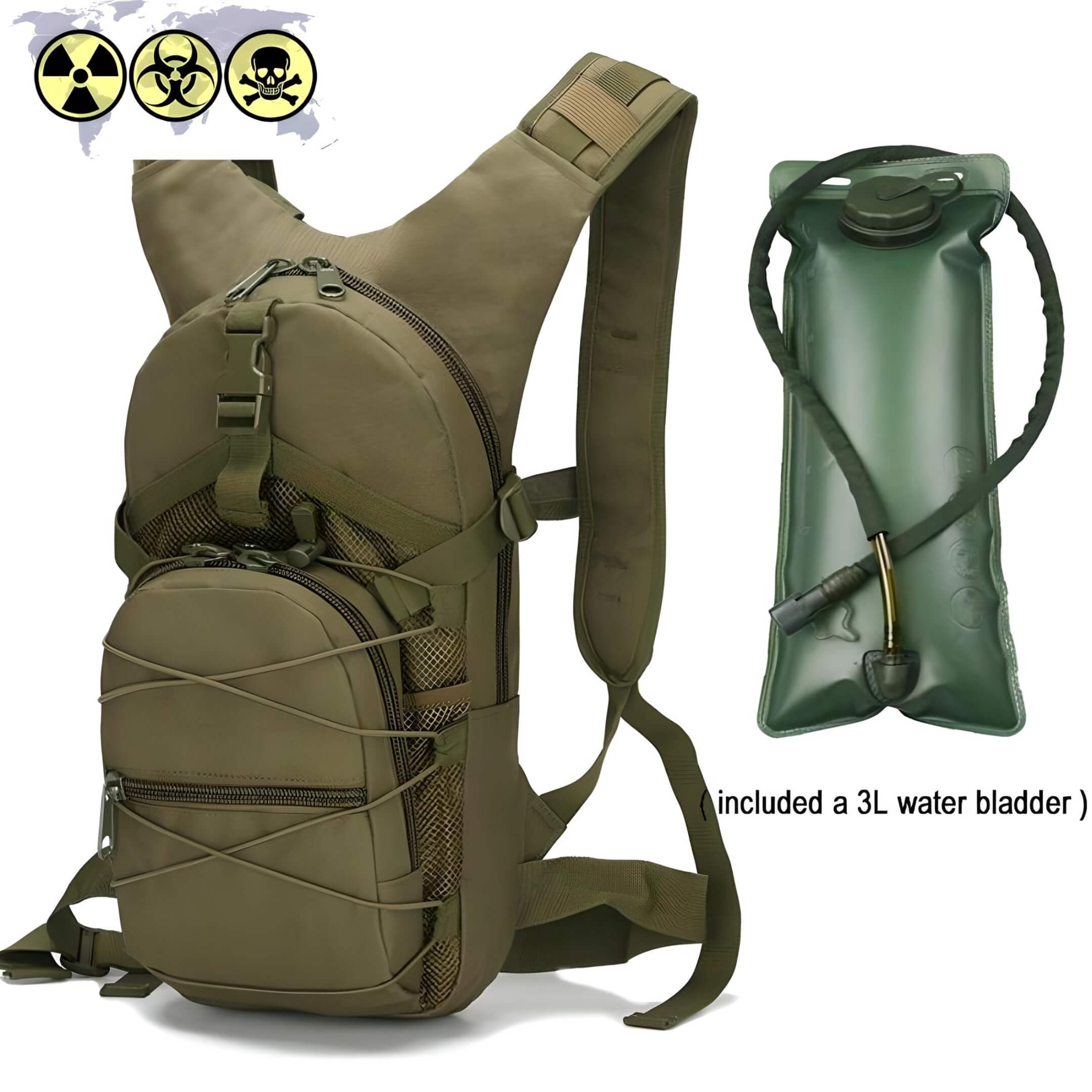 +DINAMICA 🔥 SAYERET COMMANDER - Zaino Militare Tattico - immagine 10
