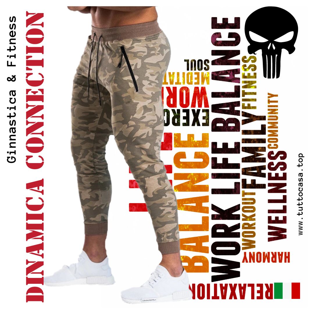 DINAMICA 🔥 Pantaloni da Ginnastica FIGHT