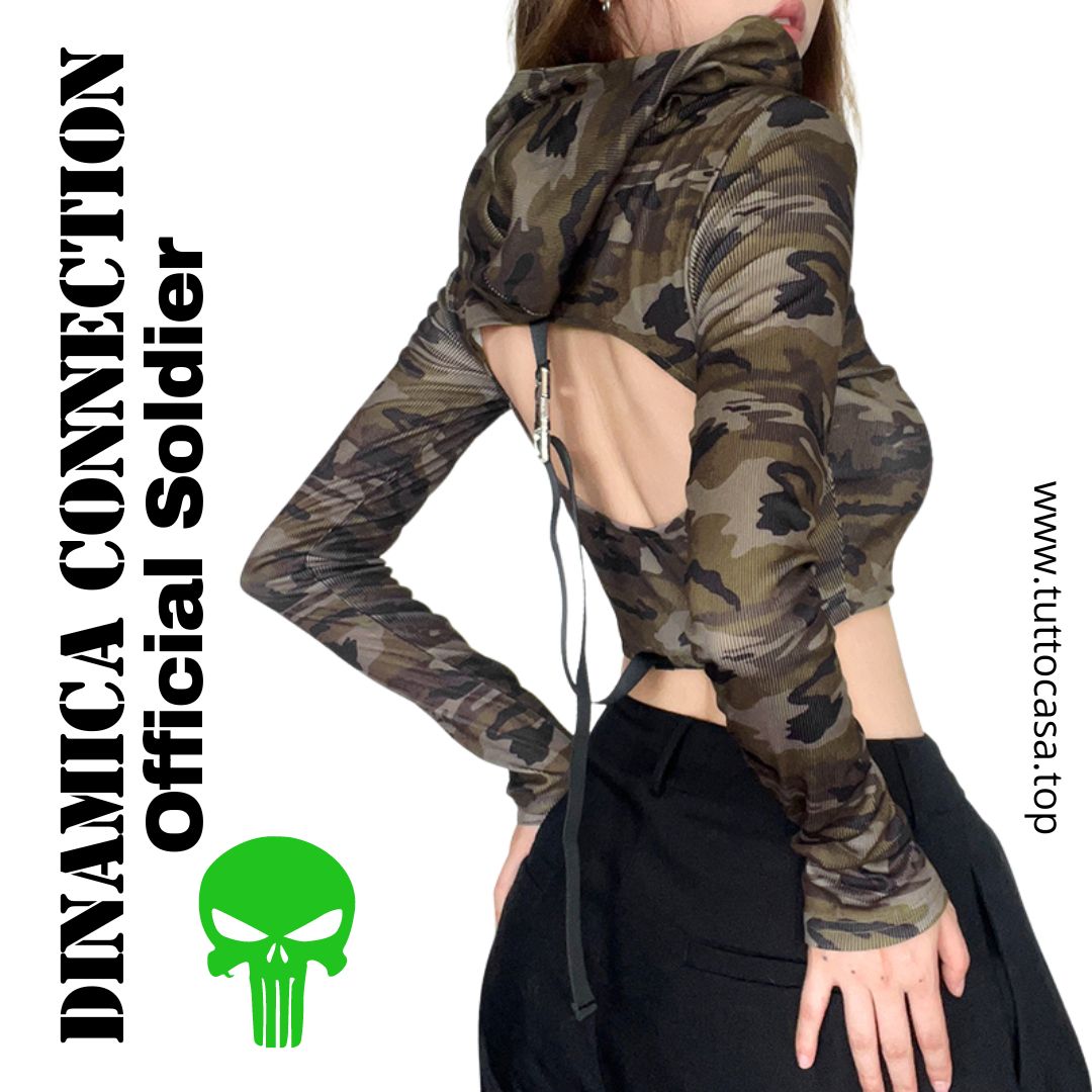 DINAMICA 🔥 Maglia con cappuccio OFFICIAL SOLDIER - immagine 7