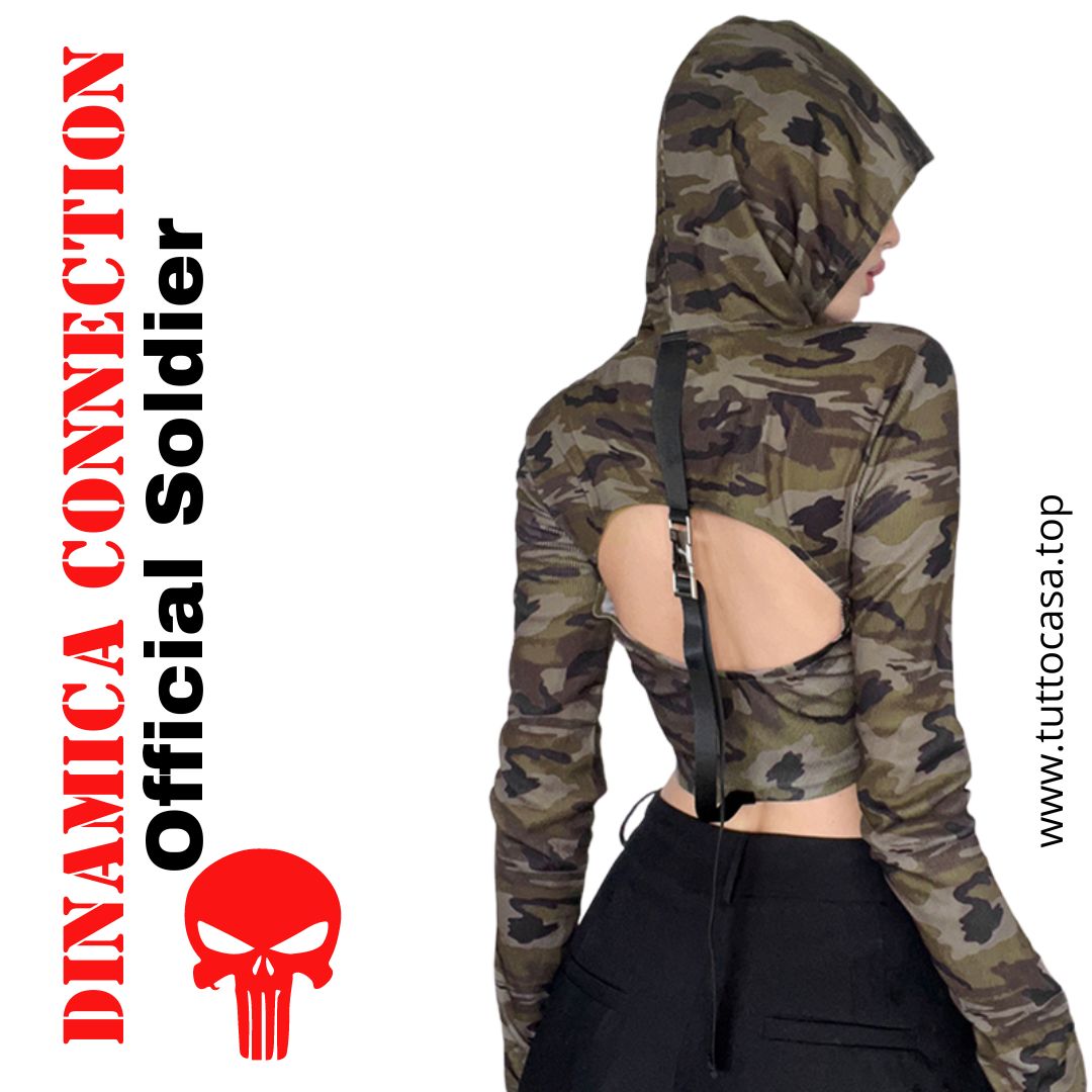DINAMICA 🔥 Maglia con cappuccio OFFICIAL SOLDIER