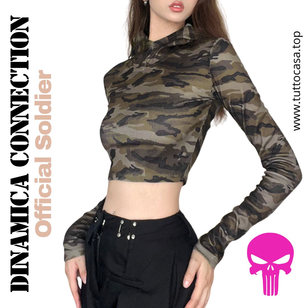 DINAMICA 🔥 Maglia con cappuccio OFFICIAL SOLDIER - immagine 4