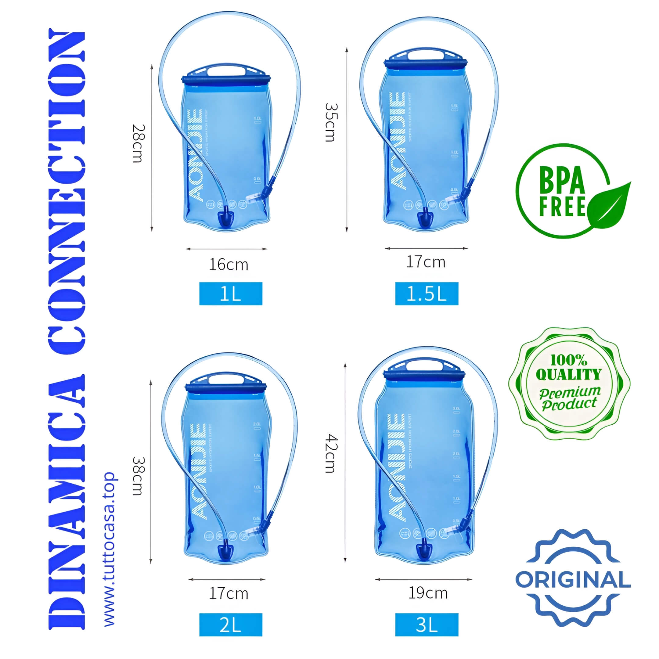 +DINAMICA 🔥 Best Bag 1L/1,5L/2L/3L - immagine 6